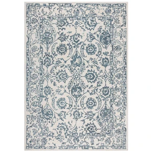 Biało-niebieski dywan wełniany 170x120 cm Yasmin – Flair Rugs