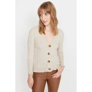 Trendyol Cardigan - Beige - Regular fit