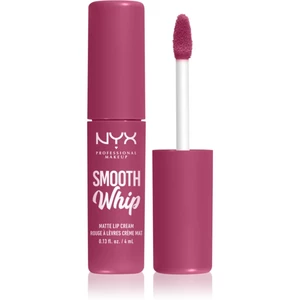 NYX Professional Makeup Smooth Whip Matte Lip Cream zamatový rúž s vyhladzujúcim efektom odtieň 18 Onesie Funsie 4 ml