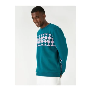 Koton Sweatshirt - Green - Relaxed fit