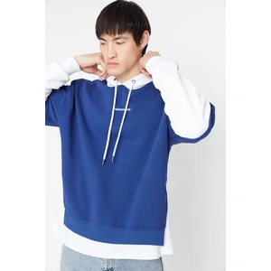 Trendyol Sweatshirt - Dark blue - Oversize