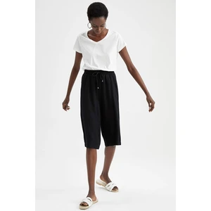 DEFACTO Relax Fit Viscose Capri Culottes