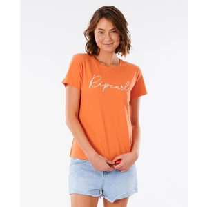 T-Shirt Rip Curl CLASSIC SHORE TEE Bright Orange