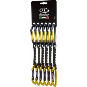 Climbing Technology Lime Set DY Dégainer rapidement Solid Straight/Solid Bent Anthracite/Mustard Yellow 12.0 Mousqueton escalade