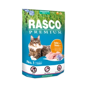 Rasco Premium Cat Indoor, Turkey, Chicori Root 400g