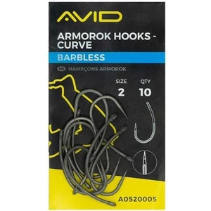 Avid carp háčiky armorok hooks curve barbless - 6