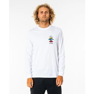 Tričko Rip Curl SEARCH ICON L/S TEE  White
