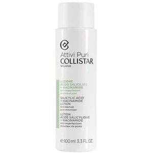 Collistar Attivi Puri Salicylic Acid + Niacinamide pleťové tonikum a emulze pro zmenšení pórů 100 ml