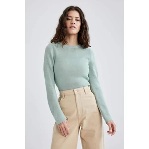 DEFACTO Regular Fit Crew Neck Thessaloniki Fabric Pullover