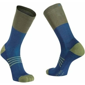 Northwave Extreme Pro High Sock Deep Blue/Forest Green M