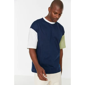 Trendyol T-Shirt - Navy blue - Oversize