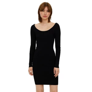 Vero Moda Dámské šaty VMGLORY Slim Fit 10268007 Black XL
