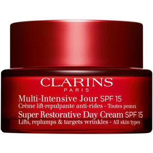 Clarins Super Restorative Day Cream SPF 15 denný krém pre všetky typy pleti SPF 15 50 ml