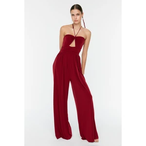 Trendyol Jumpsuit - Burgundy - Regular fit