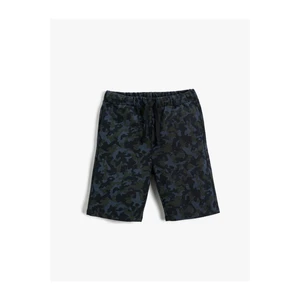 Koton Camouflage Patterned Shorts Cotton