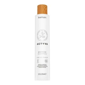 Kemon Actyva Purezza Shampoo hloubkově čistící šampon proti lupům pro normální až mastné vlasy 250 ml