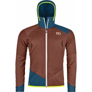 Ortovox Swisswool Col Becchei Hybrid Jacket M Clay Orange L Outdorová bunda