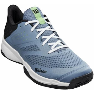 Wilson Kaos Stroke 2.0 Mens Tennis Shoe China Blue/Black/Classic Green 41 1/3 Chaussures de tennis pour hommes