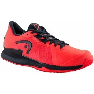 Head Sprint Pro 3.5 Clay Men Fiery Coral/Blueberry 42 Férfi tenisz cipők