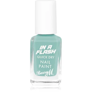 Barry M IN A FLASH rychleschnoucí lak na nehty odstín Blue Boost 10 ml