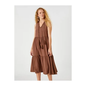 Koton Tiered Midi Length Dress, Sleeveless