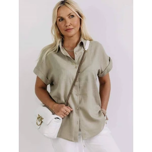 Khaki shirt LeMonada axp0702. S76