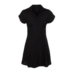 Trendyol Knitted Black Mini Woven Mini Dress