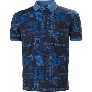 Helly Hansen Men's Newport Polo Ocean Burgee Aop XXL