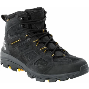 Jack Wolfskin Pantofi trekking de bărbați Vojo 3 Texapore Mid M Black/Burly Yellow 43