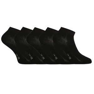 5PACK socks Gino bamboo black