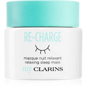 My Clarins Re-Charge zklidňující pleťová maska na noc 50 ml