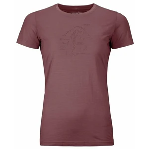 Ortovox 120 Tec Lafatscher Topo T-Shirt W Mountain Rose M