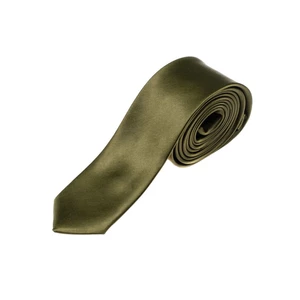 Tmavě zelená pánská elegantní kravata Bolf K001
