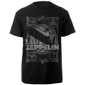 Led Zeppelin Koszulka Vintage Print LZ1 Czarny XL