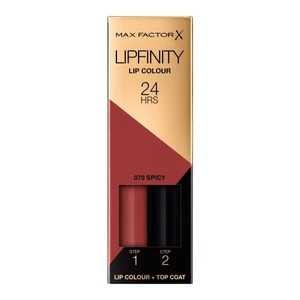 Max Factor Dlhotrvajúci rúž s balzamom Nailfinity 2,3 + 1,9 g 070 Spicey