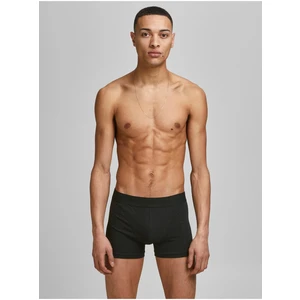 Jack&Jones 3 PACK - pánské boxerky JACWAISTBAND 12127816 Black M