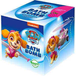 Nickelodeon Paw Patrol Bath Bomb koupelová bomba pro děti Raspberry - Skye 165 g