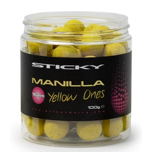 Sticky baits plávajúce boilies manilla pop-ups yellow ones 100 g-16 mm