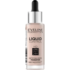 Eveline Liquid Control HD Mattifying Drops Foundation 005 Ivory podkład 32 ml