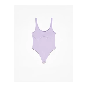 Dilvin Bodysuit - Purple - Slim fit