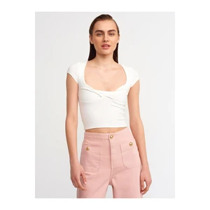 Dilvin Blouse - Ecru - Fitted
