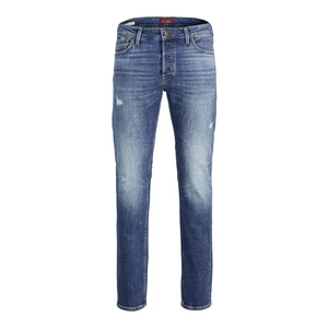 Jack&Jones Pánské džíny JJITIM Straight Fit 12213158 Blue Denim 31/34