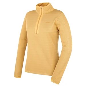 Women's sweatshirt with turtleneck HUSKY Artic L lt. yellow