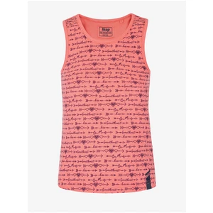 Pink Girls' Patterned Tank Top LOAP Besola - Unisex