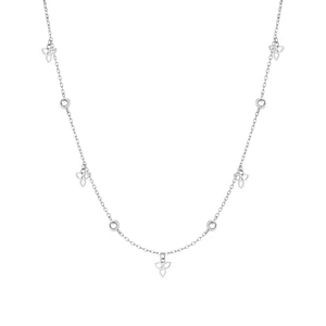 Tamaris Stylový ocelový náhrdelník se zirkony TJ-0001-N-45