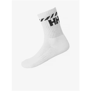 Sada tří párů unisex ponožek v bílé barvě HELLY HANSEN - Pánské