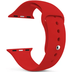 4wrist Silikonový řemínek pro Apple Watch - Červený 42/44 mm - S/M