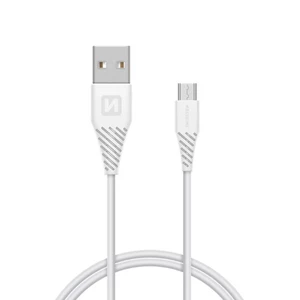 Datový kabel SWISSTEN USB / MICRO USB 1,5m white (9mm)