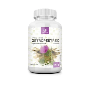 Allnature Ostropestřec bylinný extrakt 60 pastilek