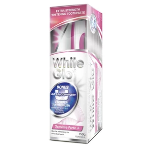 White Glo White Glo zubní pasta Sensitive Forte 150g + kartáček na zuby a mezizubní kartáčky